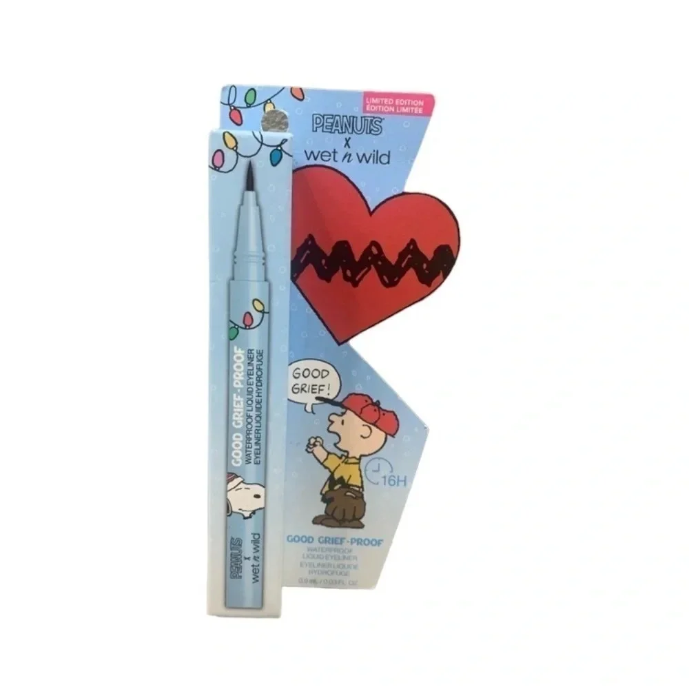 WET N WILD Peanuts Good Grief-Proof Waterproof 16 Hour Liquid Eyeliner NWT NIP